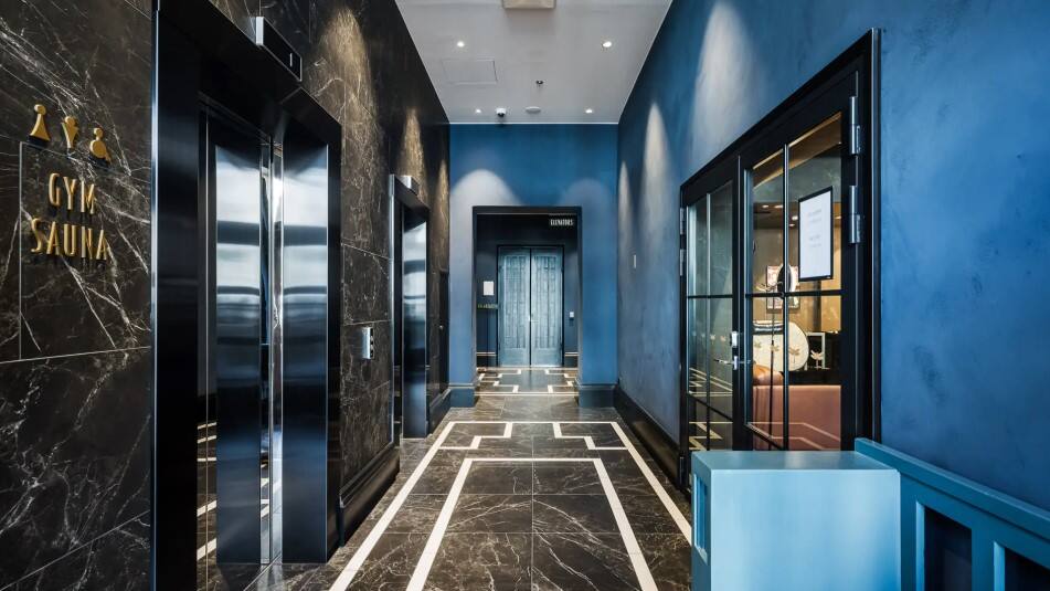 Classic design blends seamlessly with modern elevator technology.