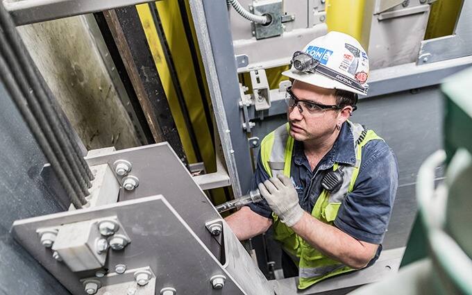 Instalasi yang berjalan seperti jarum jam